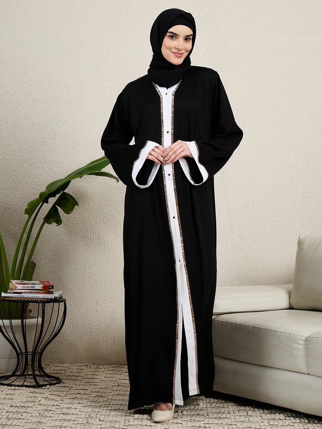 Plain abaya